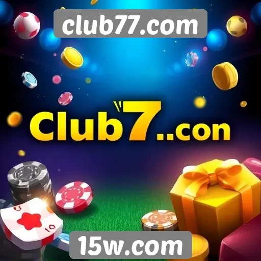 Diversidade de jogos disponíveis no site club77
